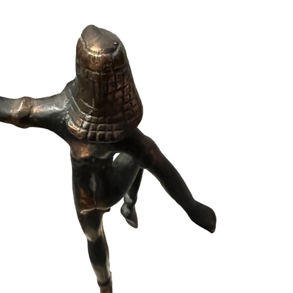 Brass Cleopatra Figurine on Marble Base Collectible! - Picture 7 of 11